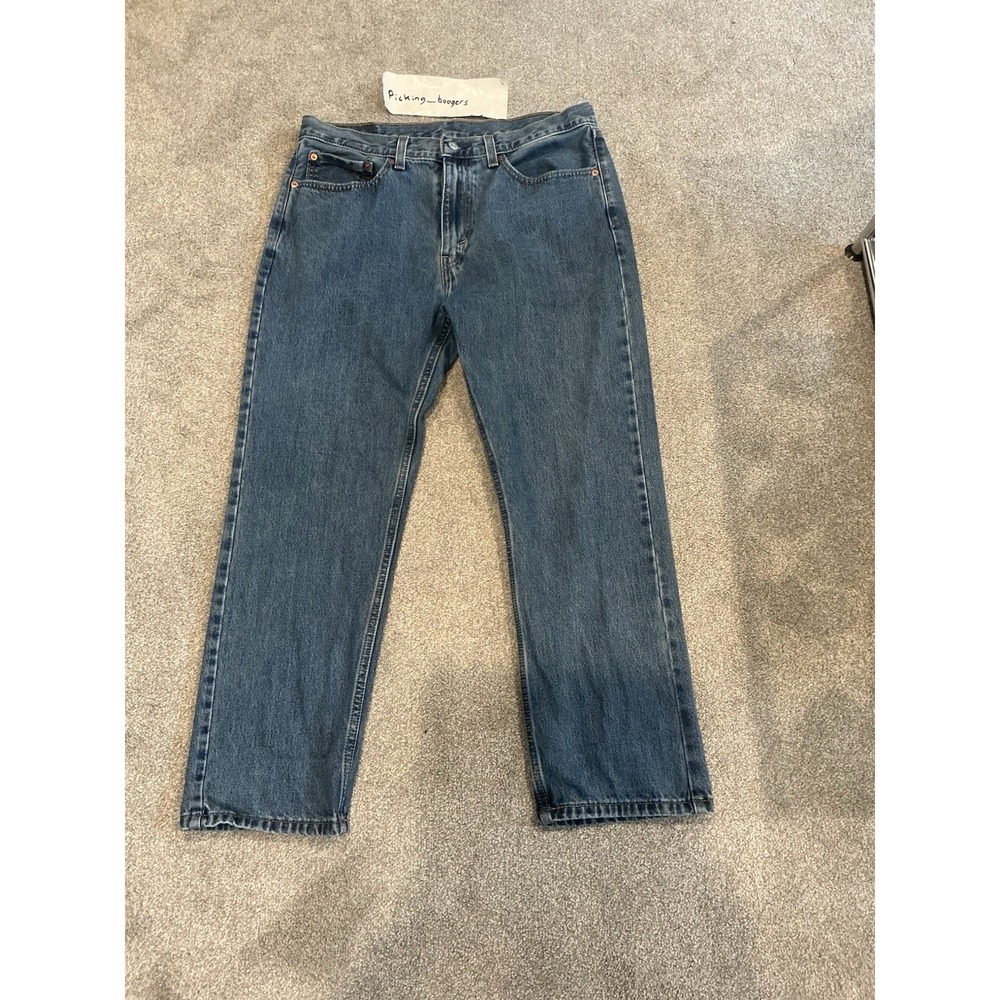 505  Jeans Men Size W36 L29 Regular Straight Blue Denim